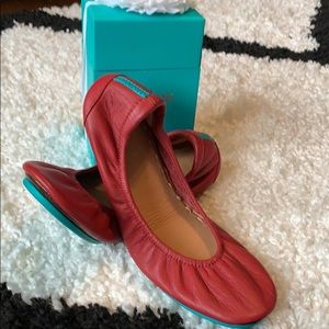 Tieks Cardinal Red shoe